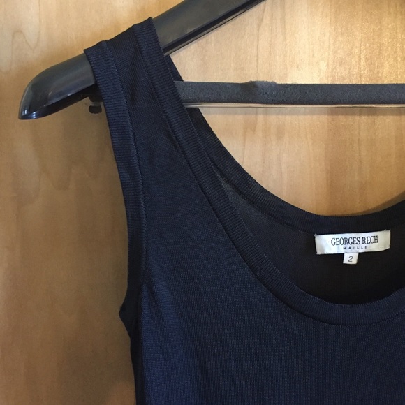 Vintage 90s Slinky Sexy Scoop Neck Sheer Tank Top - Picture 3 of 7